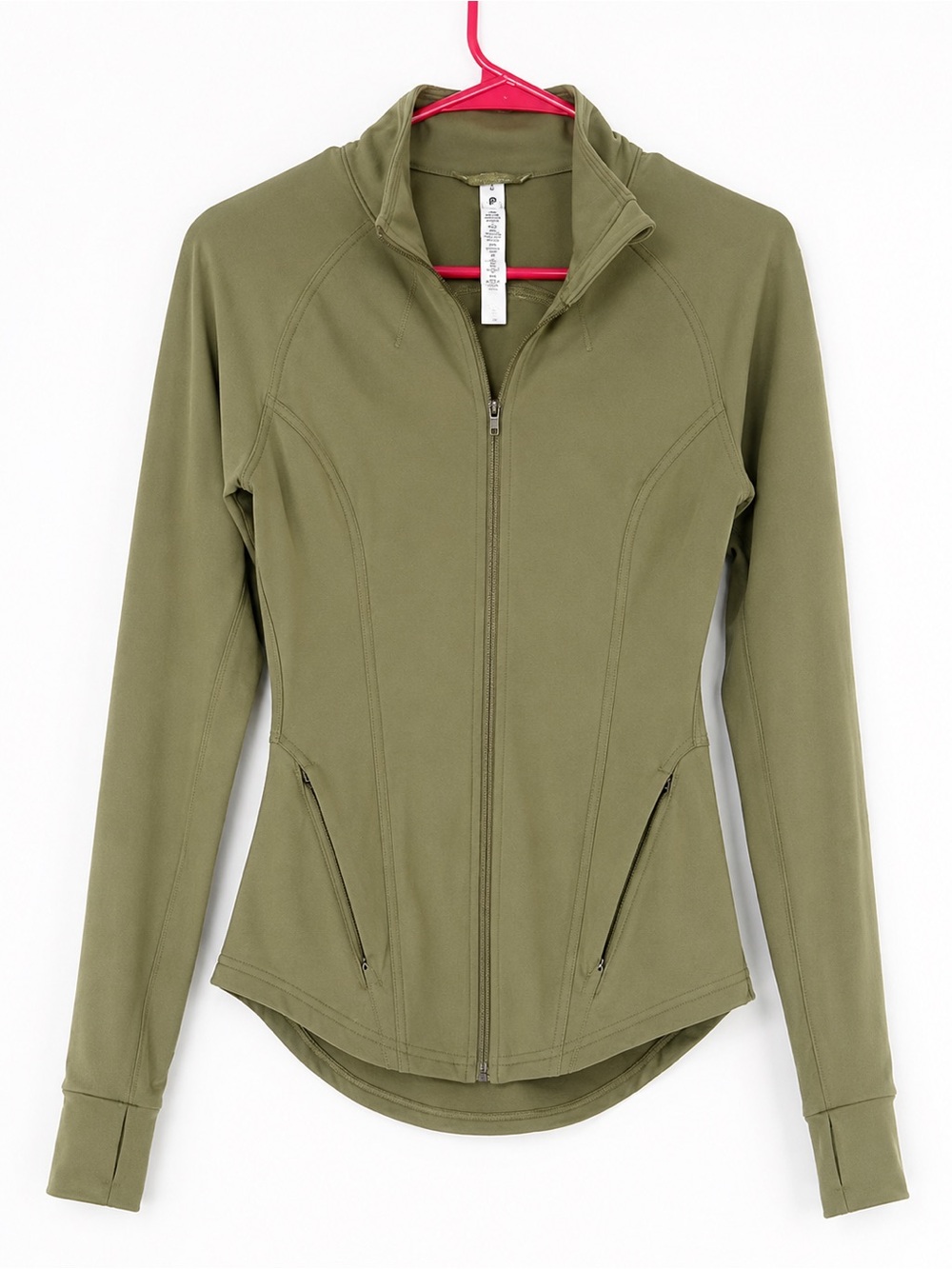 lululemon athletica Olive Green Full-Zip Active Jacket